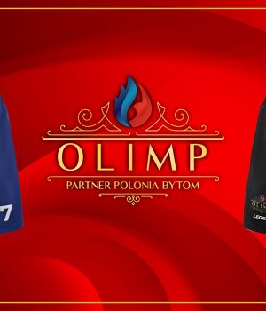 Olimp Partner na spodenkach meczowych Polonii Bytom