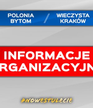 Informacje organizacyjne przed sparingiem z Wieczystą Kraków