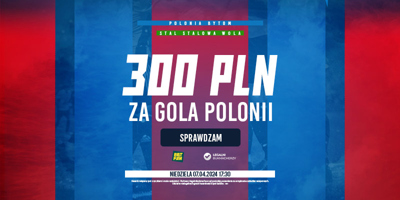 Serwis LegalniBukmacherzy.pl partnerem meczu Polonia Bytom – Stal Stalowa Wola!