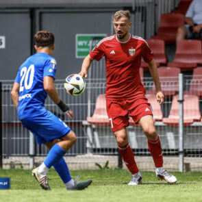 Pilka nozna. Mecz kontrolny. Puszcza Niepolomice - Polonia Bytom. 06.07.2024