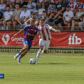 Pilka nozna. Betclic II liga. Pogon Grodzisk Mazowiecki - Polonia Bytom. 20.07.2024