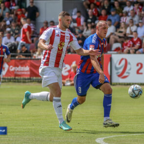 Pilka nozna. Betclic II liga. Pogon Grodzisk Mazowiecki - Polonia Bytom. 20.07.2024