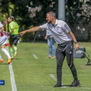 Pilka nozna. Betclic II liga. Pogon Grodzisk Mazowiecki - Polonia Bytom. 20.07.2024