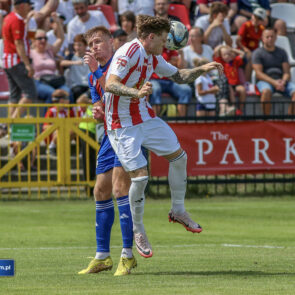 Pilka nozna. Betclic II liga. Pogon Grodzisk Mazowiecki - Polonia Bytom. 20.07.2024