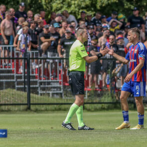 Pilka nozna. Betclic II liga. Pogon Grodzisk Mazowiecki - Polonia Bytom. 20.07.2024