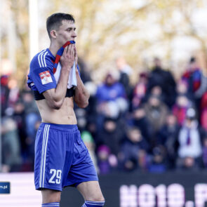 Pilka nozna. Betclic II liga. Polonia Bytom - Pogon Grodzisk Mazowiecki. 16.11.2024