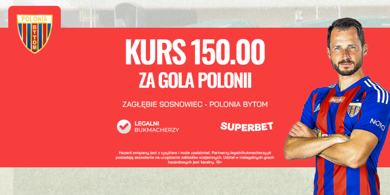 Kurs 150 za gola Polonii w Sosnowcu! Akcja specjalna serwisu LegalniBukmacherzy.pl