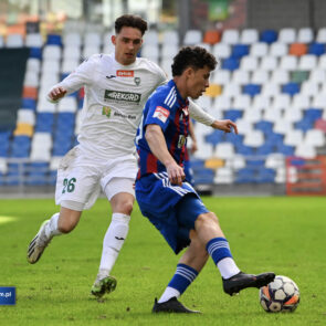 Pilka nozna. Betclic II liga. Rekord Bielsko-Biala - Polonia Bytom. 08.03.2025