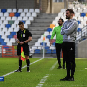 Pilka nozna. Betclic II liga. Rekord Bielsko-Biala - Polonia Bytom. 08.03.2025