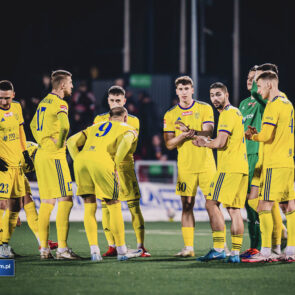 Pilka nozna. Betclic II liga. Polonia Bytom - Podbeskidzie Bielsko-Biala. 28.02.2025