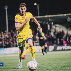Pilka nozna. Betclic II liga. Polonia Bytom - Podbeskidzie Bielsko-Biala. 28.02.2025