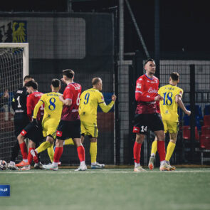 Pilka nozna. Betclic II liga. Polonia Bytom - Podbeskidzie Bielsko-Biala. 28.02.2025