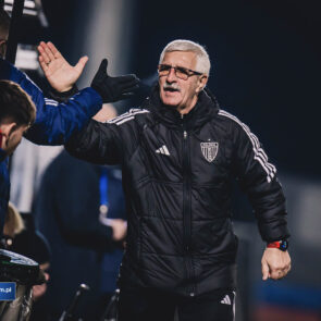 Pilka nozna. Betclic II liga. Polonia Bytom - Podbeskidzie Bielsko-Biala. 28.02.2025