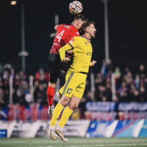 Pilka nozna. Betclic II liga. Polonia Bytom - Podbeskidzie Bielsko-Biala. 28.02.2025