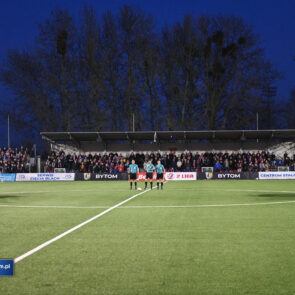 Pilka nozna. Betclic II liga. Polonia Bytom - Skra Czestochowa. 12.04.2025