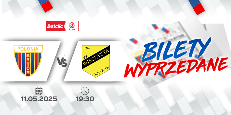 Wejściówki na mecz z Wieczystą wyprzedane!