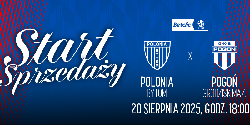 Start sprzedaży biletów na mecz z Pogonią Grodzisk Mazowiecki