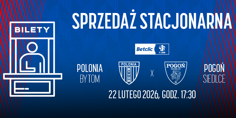 Otwieramy kasy przed meczem z Pogonią Siedlce