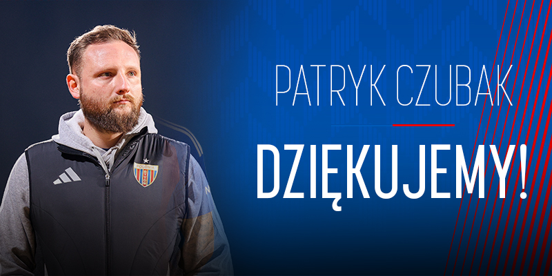 Patryk Czubak przestał pełnić funkcję pierwszego trenera Polonii