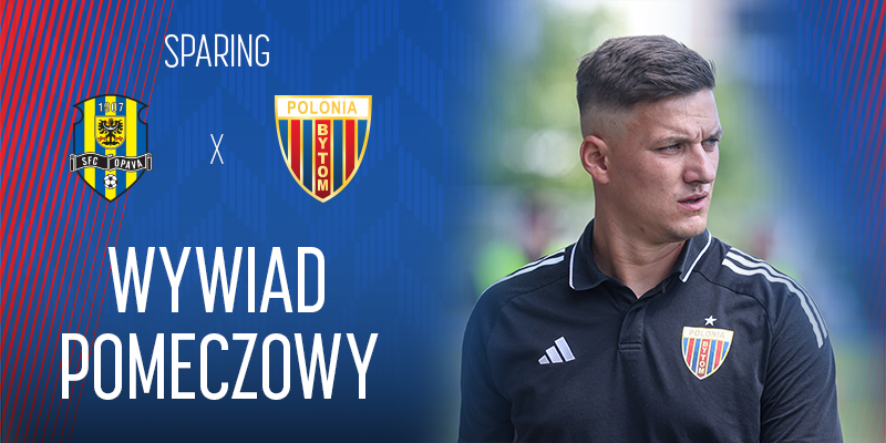 Konrad Gerega po sparingu z SFC Opava