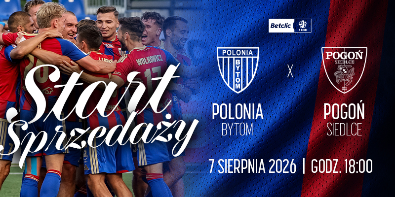 Start sprzedaży biletów na mecz z Pogonią Siedlce