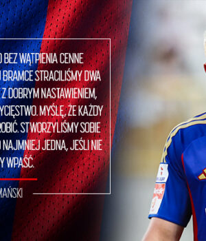 Jakub Szymański: najlepszą odpowiedzią będzie wygrana w kolejnym meczu