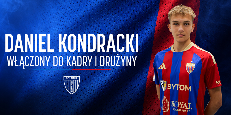 Daniel Kondracki włączony do kadry pierwszego zespołu