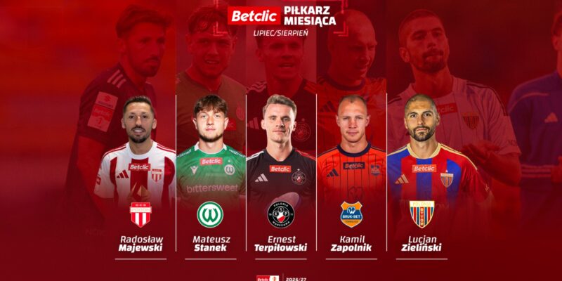 Czas na pierwszy wybór sezonu. Kto zostanie Betclic Piłkarzem Miesiąca?