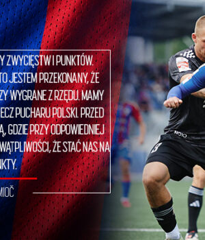 Benedik Mioć: stać nas na trzy wygrane z rzędu